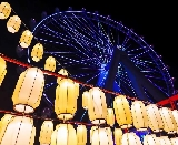 來深圳靚到離譜的海邊燈會《天官賜福》