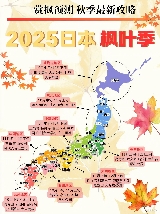 🔥2025日本紅葉時間預測圖全攻略！賞楓沖沖沖