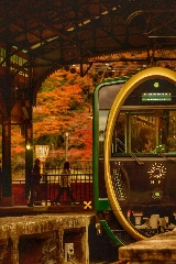 京都紅葉推薦景色🍁叡山電鐵「八瀨比叡山口」