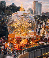 2025廣州天環「雪域小鎮」免費打卡攻略｜水晶球聖誕景點登場