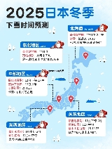 25年日本下雪時間來了❗北海道已經下雪