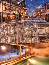 日本最美雪景溫泉♨️千與千尋原型取景地