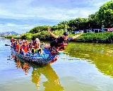 臺北碧潭劃龍舟實測｜新手也能馳騁潭面！團隊感爆棚💦