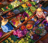 曼谷必逛｜3大水上市場資訊🔥 邊漂邊吃才是地道玩法