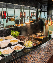 澳門旅遊塔360旋轉餐廳自助午餐