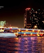 曼谷白蘭花號夜遊湄南河+自助晚餐（ICONSIAM暹羅天地)