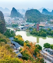 廣西桂林疊彩山門票