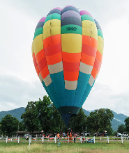 清邁熱氣球：系繩熱氣球農場上空飛行體驗