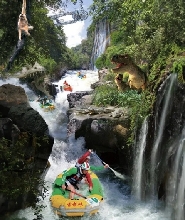 清遠古龍峽漂流