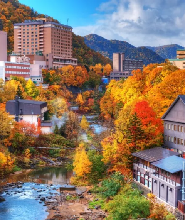北海道定山溪溫泉一日遊套票(含往返巴士＋溫泉券)