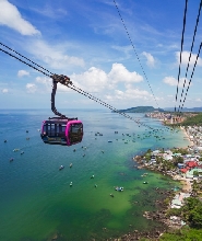 越南富國島香島公園跨海纜車