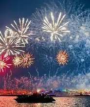 【南海遊客中心出發】2026澎湖花火船&海上賞花火門票（海安遊艇）