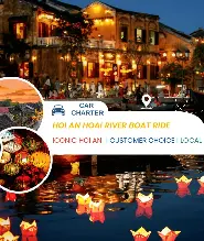 【暑期優惠】會安懷河遊船之旅及可選會安古城門票