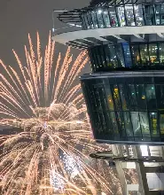 「煙花限定」澳門旅遊塔360旋轉餐廳自助晚餐