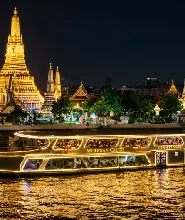 瑪麗蓮一號-曼谷夜遊湄南河晚餐 ICONSIAM 暹羅天地碼頭【全球市場】