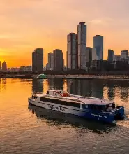 首爾漢江夜間遊船之旅（含 63 大樓觀景台＆廣藏市場）