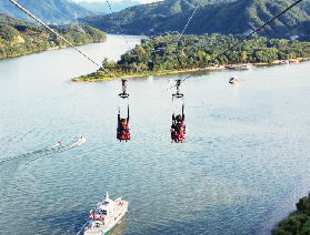 韓國南怡島高空飛索套票