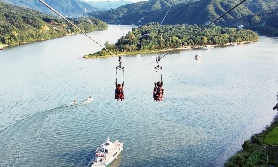 南怡島飛索實測！80米高空滑過江超讚🌿