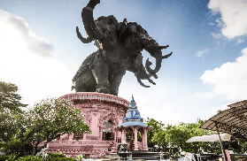 曼谷三頭象神日遊｜象腹博物館+彩繪天花板｜Hope trip實測超讚！