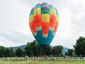 清邁落日系繩熱氣球！30 米高空俯瞰稻田風光🌅