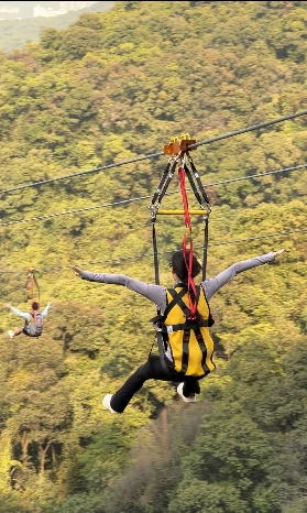 🔥廣州白雲飛索全攻略｜1489 米高空飛越，3 分鐘橫掃山景江色