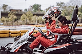 🔥彎道漂移！清遠黃騰峽卡丁車：1000米賽道狂飆，清遠最大卡丁車賽場體驗指南！