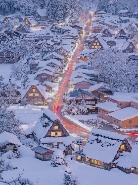 日本白川鄉，此生必去賞楓賞雪之地