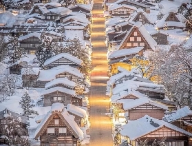 2026年白川鄉點燈，一年只存在12小時的美景