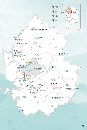 2025最新韓國忠清北道、南道高清景點地圖，拿著地圖不迷路！