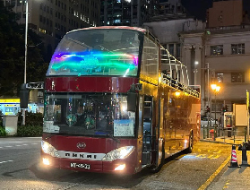 Macau Open-top Bus Top 3 Night View Sightseeing Tickets