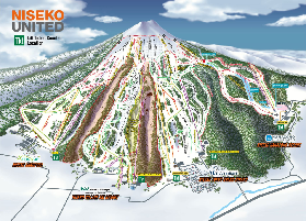 2025-26年二世古滑雪場接駁車安排及滑雪場地圖介紹