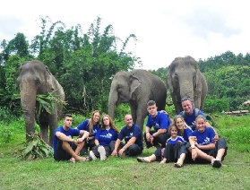 換泰裝、做營養球、陪象洗澡！清邁智慧大象營半日遊，解鎖無表演的暖愈時光