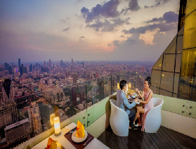 曼谷必打卡！拜約克餐廳：高空賞景 + 精致美食，隨手拍出城市大片