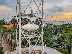 聖淘沙SkyHelix懶人包｜空中看時光之翼煙花！12分鐘轉一圈超讚💫