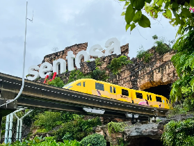 聖淘沙捷運實測｜免費無限搭！帶娃/情侶行程規劃看這篇💖