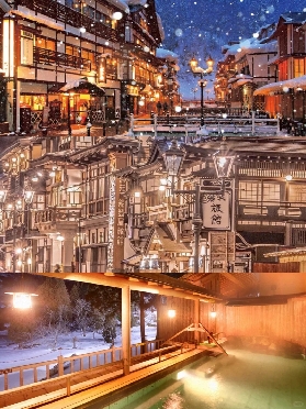 日本最美雪景溫泉♨️千與千尋原型取景地