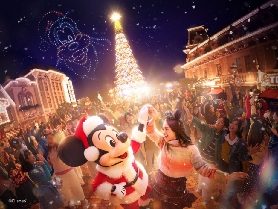 香港迪士尼樂園─奇妙派對，點亮聖誕