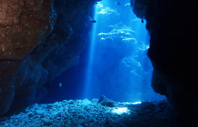 沖繩青之洞窟實測｜新手浮潛不踩雷！藍光秘境太震撼✨