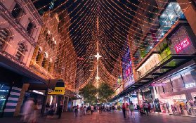 悉尼CBD聖誕燈光一晚逛完｜不走冤枉路