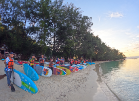 亞庇SUP賞日出實測｜避坑3大要點！接送+教練超貼心❤️