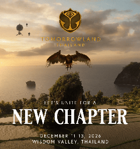 官宣！Tomorrowland泰國站2026定檔12月！預註冊1月開啟，泰蘭德電音狂歡來襲