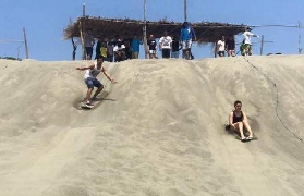 菲律賓北伊羅戈斯｜不用飛迪拜！沙灘+沙漠雙體驗的吉普車滑沙太瘋狂✨