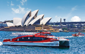 悉尼港必玩！80分鐘紅色火箭渡輪實測｜免等船+全景攻略✨