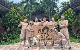 菲律賓普寧溫泉一日遊實測｜火山砂浴+泥膜超正！四驅車出片率100%✨