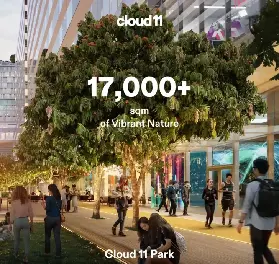 曼谷全新創意公園 Cloud 11 開幕！最大空中花園×寵物友善空間