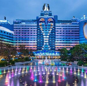 珠海長隆企鵝酒店3天2晚三人套票(住宿+海洋王國+飛船樂園+自助晚餐)