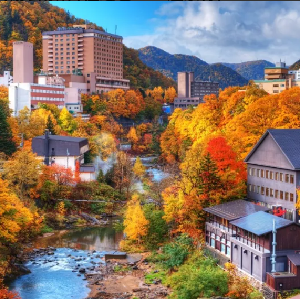 北海道定山溪溫泉一日遊套票(含往返巴士＋溫泉券)