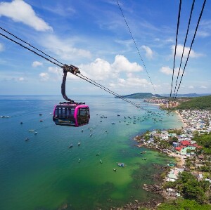 越南富國島香島公園跨海纜車