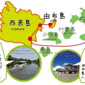 【沖繩石垣島出發】西表島水牛車穿越由布島悠閑之旅（含午餐）