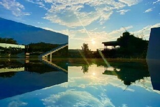 佛山高明盈香生態園玻璃橋圖片